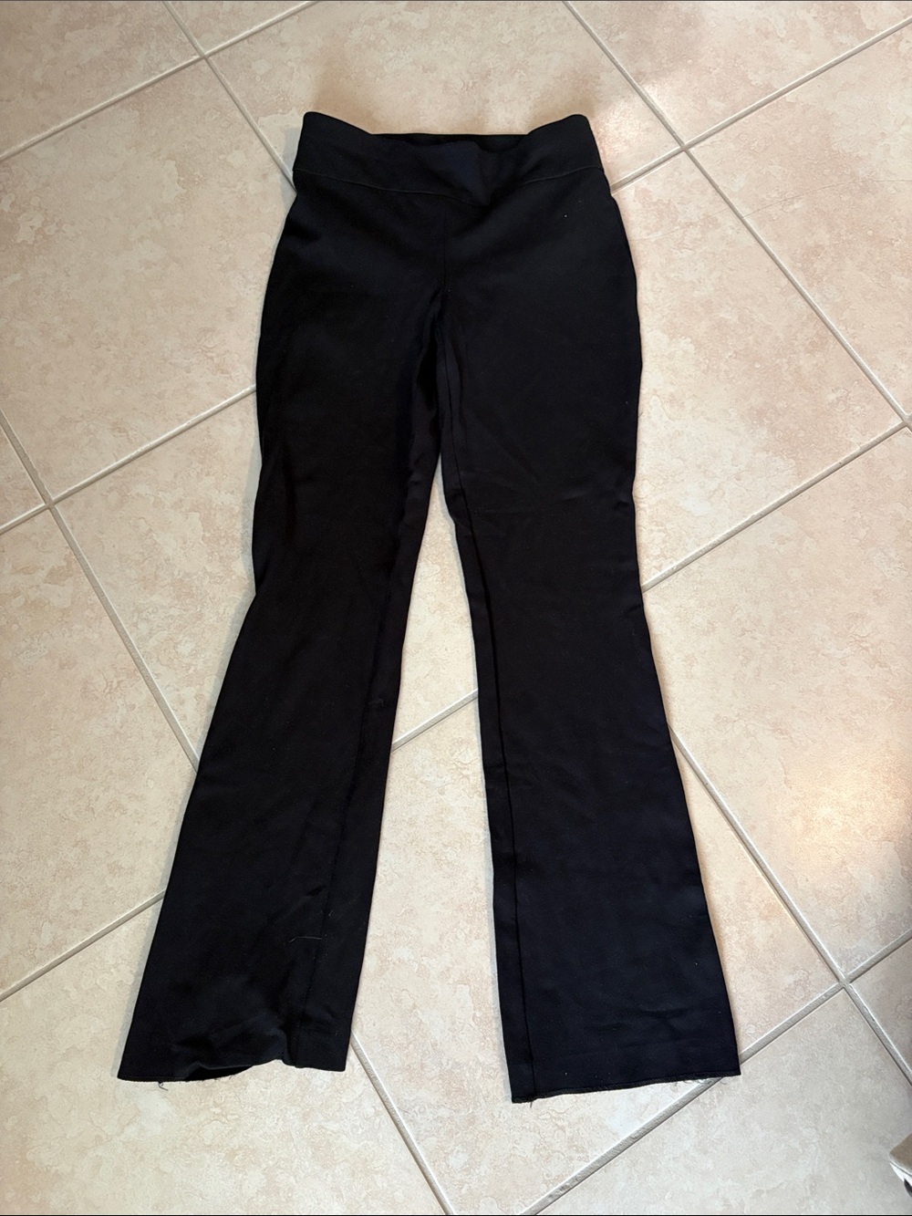 Express Women's Black Flared Ponte Pants